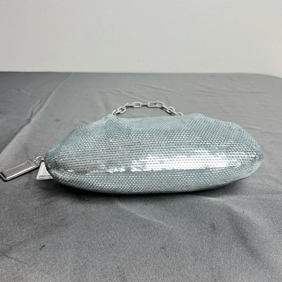 COACH Vintage Poppy Sliver Sequined Evening Bag RARE 14368